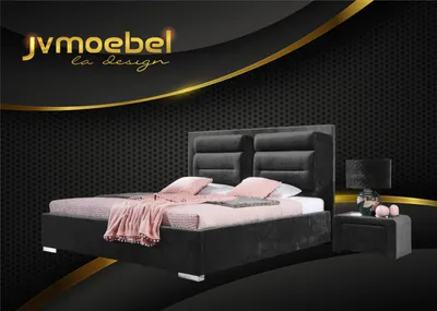 Produktbild von Luxus Boxspring Bett Doppel Design Stoff Hotel Grüne Betten Schlafzimmer Möbel