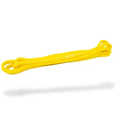 Produktbild von Matchu Sports Resistance Band 1 Meter 2 - 22 kg Extra Leicht - Gelb - Powerband - Trainingsband - Widerstandsband - Fitnessband - Pull-up-Band
