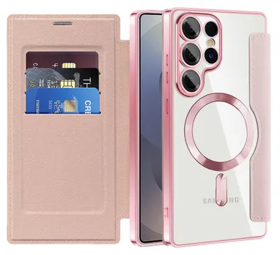 Obrázek produktu pro Techsuit – pouzdro SmartMag Book pro Samsung Galaxy S25 Ultra – růžové