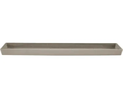 Produktbild von Blumenkasten Untersetzer Ecopots Bruges Kunststoff 43,5 x 15,5 x 3,3 cm taupe