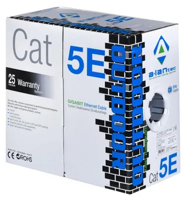 Immagine prodotto di Cavo di rete A-LAN KIU5OUTS305 Nero 305 m Cat5e U/UTP (UTP)