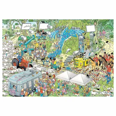 Immagine prodotto di Jumbo Games Jumbo Jan van Haasteren The Film Set Puzzle da 2000 pezzi (20047)
