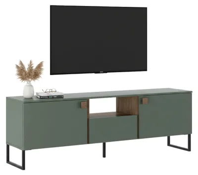 Produktbild von Muravera - Grünes TV-Möbel, 179x40x60 cm, eine Schublade