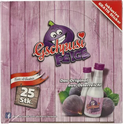 Produktbild von Gschpusi Feige 17% Vol. 25x0,02l