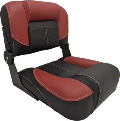 Set Van 2 Bootstoelen Inklapbaar, Bootstoel Met 11 Cm Dikke Sponsvulling Gevoerde Stuurstoel Blauw Wit 50 X 42 X 52 Cmzb32669