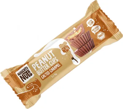 Obrázok produktu pre PRALINKY S KRÉMOVÝMI ARAŠIDMI A SLANÝM KARAMELOM(3 x 13 g) 39 g - NAUGHTY NUTS