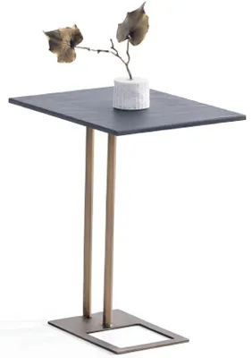 Obrázok produktu pre Moderný odkladací stolík s geometrickou konštrukciou a elegantnou doskou