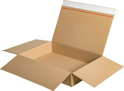 Produktbild von 10x Automatikbodenkarton DHL-Kleinpaket 348x248x78mm (Außenmaß) Selbstklebeverschluss