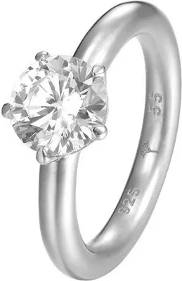 Produktbild von Joop Damen Ring Silber Zirkonia Lauren JPRG90735A, Ringgröße:57 (18.1 mm Ø)