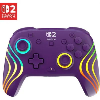 Immagine prodotto di Controller da gioco wireless RGB - TURTLE BEACH - Afterglow Wave per Nintendo Switch 2 - Viola