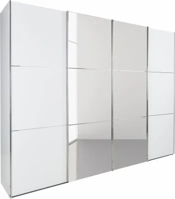 Immagine prodotto di Armadio ad ante scorrevoli Escape 300x65x236cm bianco specchio 3 ante