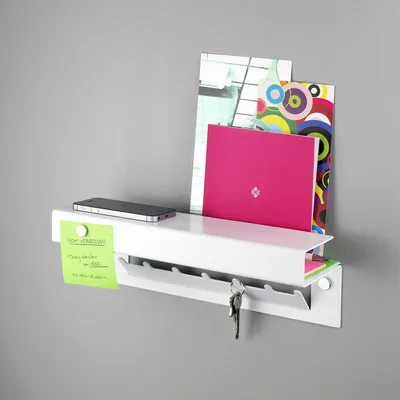 Produktbild von enjoy design - Hello Schlüsselregal Weiß