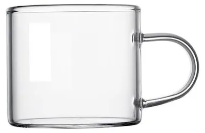 500 ml Borosilikatglas Becher, Große Kaffeetasse für Heißgetränke
