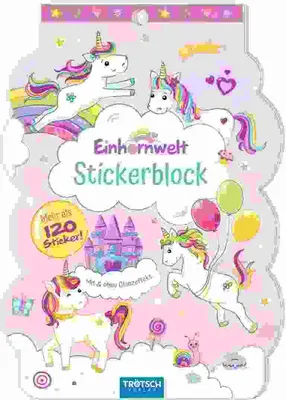 Obrázok produktu pre Trötsch Stickerblock Einhornwelt