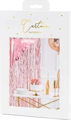 Immagine prodotto di Tenda party rosa oro90x250cm 12162
