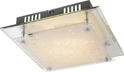 Produktbild von LED Deckenleuchte, Glas, 1 flammig, satiniert