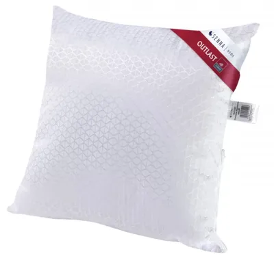 Obrázok produktu pre Vankúš na spanie 40x40 OUTLAST Senna Home, obojstranný, polohovateľný, so zipsom, antialergický, výplň granulát, pre astronautov, NASA, biely