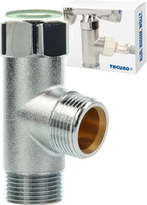 Produktbild von tecuro T-Verteilerstück 3/4 Zoll - für Geräte, MS-verchromt