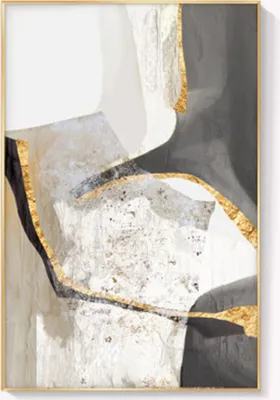 Produktbild von TPFLiving Kunstdruck LW-302 (OHNE RAHMEN) Poster - Leinwand - Wandbild - Hochauflösender Giclée-Druck, langlebig und hochwertig - Abstrakte Strukturen -  - Größe: 80x160cm