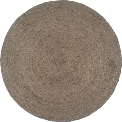 Produktbild von Möbel Teppich Handgefertigt Jute Rund 240 cm Grau - Designerteppiche 343595