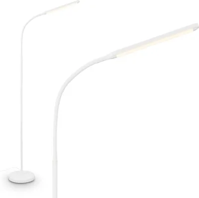 Immagine prodotto di Briloner MURA Lampada da terra LED, touch, dimmerabile, luce bianca calda, orientabile, bianco, Ø21 x 170 cm