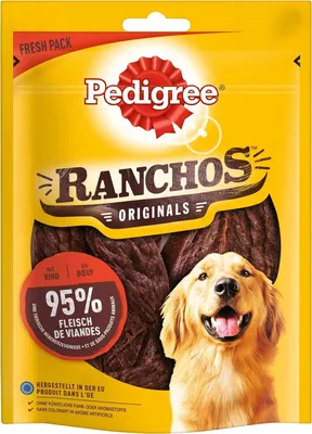 Produktbild von Pedigree Ranchos Originals Hundeleckerli mit Rindfleisch 7 x 70g