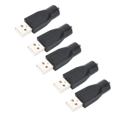 Zdjęcie produktu dla Adapter, konwerter, adapter USB męski na PS/2 żeński, adapter do klawiatury, adapter do myszy