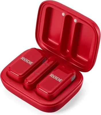 Zdjęcie produktu dla Bezprzewodowy system mikrofonowy Rode Wireless Micro USB-C Red z ściereczką