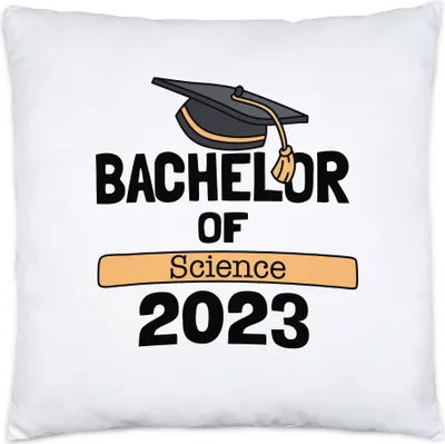 Produktbild von Bachelor of Science 2023 Kissen inkl. Füllung Studium Absolvent Abschluss Geschenk Bachelorabschluss Uni