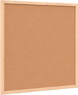 Produktbild von vidaXL Korktafel mit massivem Kiefernholzrahmen 40x40 cm
