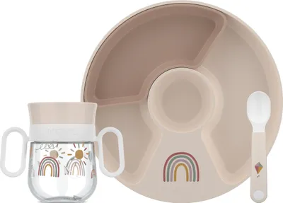 Image de Mepal Mio Displays / Sets set babygeschirr mio 3-piece - sunshine & rainbow 233 x 233 x 109 108040565245