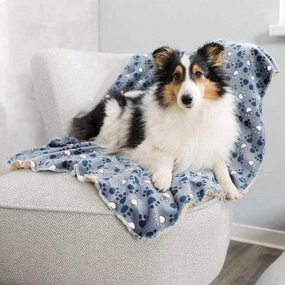 Produktbild von Famanu Haustierdecke für Hund oder Katze - Weiche Verarbeitung, Schwere Winterdecke, Fleece