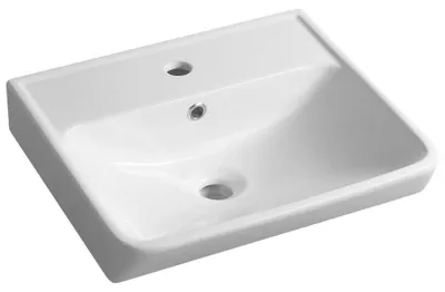 Productafbeelding van Bruckner NEON keramische wastafel, 50x41,5 cm, wit