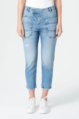 Produktbild von M.O.D Miracle of Denim Ira Boy Fit Jeans Damen Declare Blue