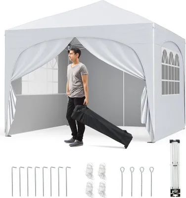 Image de Tente pop-up 3x3 m avec 4 parois amovibles