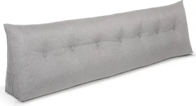 Produktbild von ELONEO Rückenkissen 200 cm breit, Keilkissen für Bett und Sofa geeignet, dreieckiges Lesekissen, Kissen mit abnehmbarem und waschbarem Bezug, mit praktischem Seitenfach