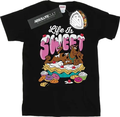 Produktbild von Scooby Doo - "Life Is Sweet" T-Shirt für Herren BI1449 (M) (Schwarz)
