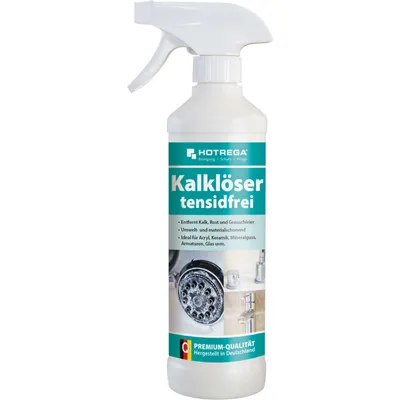 Produktbild von HOTREGA Kalklöser tensidfrei 500 ml - Kalksteinentferner, Kalk-Reiniger, Kalk-Ex