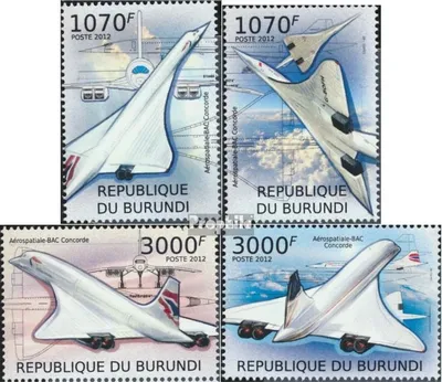 Produktbild von Briefmarken Burundi 2012 Mi 2476-2479 (kompl.Ausg.) postfrisch Concorde
