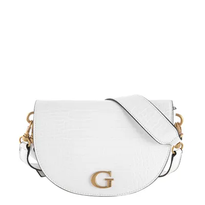 Produktbild von Guess Umhängetasche Danna Saddle Bag white