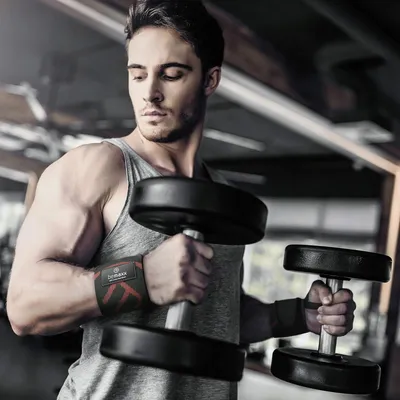 Produktbild von Handgelenkbandagen für Fitness | Handgelenkstütze Krafttraining & Bodybuilding | Unterstützung bei schweren Gewichten
