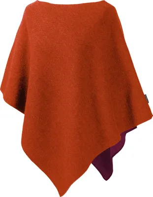 Produktbild von Mufflon Mu-Extra Poncho terra/berry one size