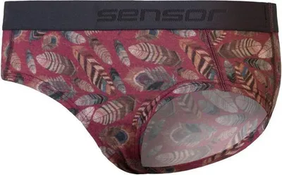 Produktbild von SENSOR MERINO IMPRESS Damen-Slip, lila/federfarben, Größe M