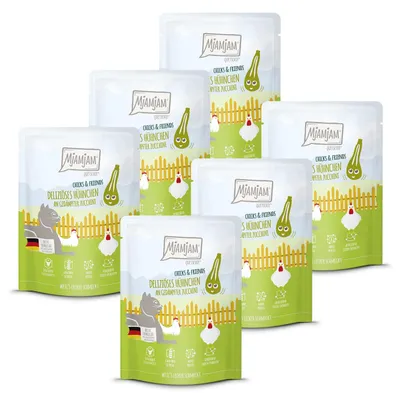 Obrázok produktu pre MjAMjAM 6x300g Kuracie a cuketa mokré krmivo pre mačky bez obilnín
