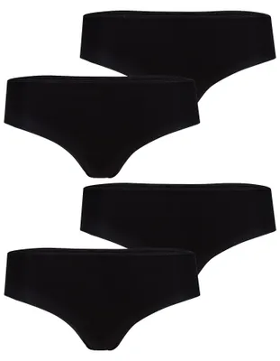 Produktbild von Skiny Damen Panty Modal Invisible 4-Pack black - Größe 44