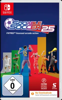 Produktbild von Sociable Soccer 25 (Nintendo Switch - Code in Box)