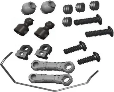 Produktbild von Amewi ET1045 Stabi Set vorne AM10T