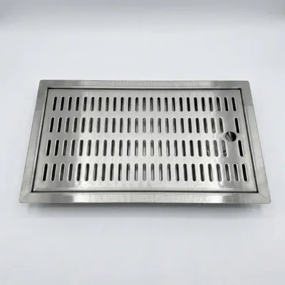 Produktbild von Tropfblech, Abtropfblech, Tropfschale - CNS zum Einlassen, 480 x 313 mm
