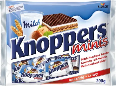 Image de Knoppers le petit déjeuner et tout y est ! Minis sachet 200g