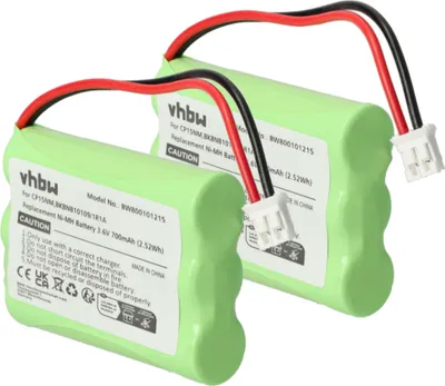 Produktbild von vhbw 2x Akku kompatibel mit Alcatel GapBilbao 570 schnurlos Festnetz Telefon (700 mAh, 3,6 V, NiMH)